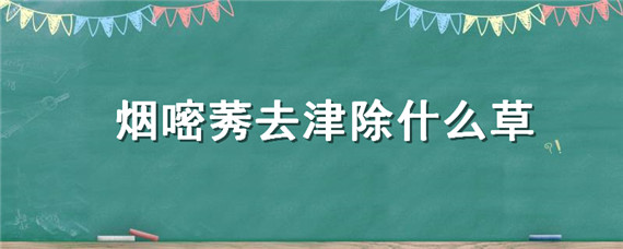 烟嘧莠去津除什么草