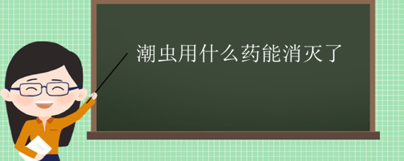 潮虫用什么药能消灭了